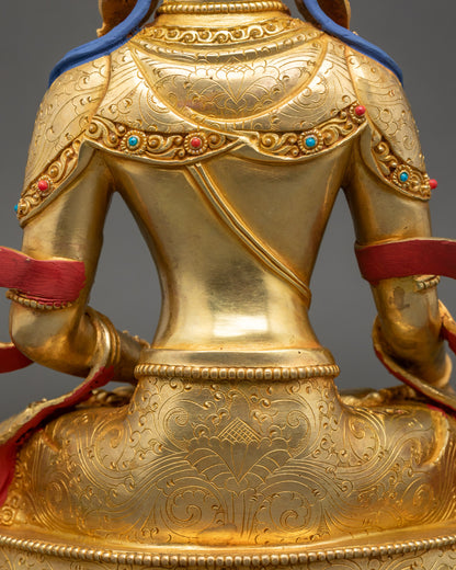 Mitrugpa Buddha Akshobhya Statue | Vajra Wisdom Sculpture Nepal