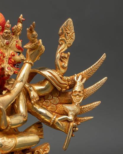 Vajrakilaya Statue | Sacred Union Deity for Vajrayana Practice
