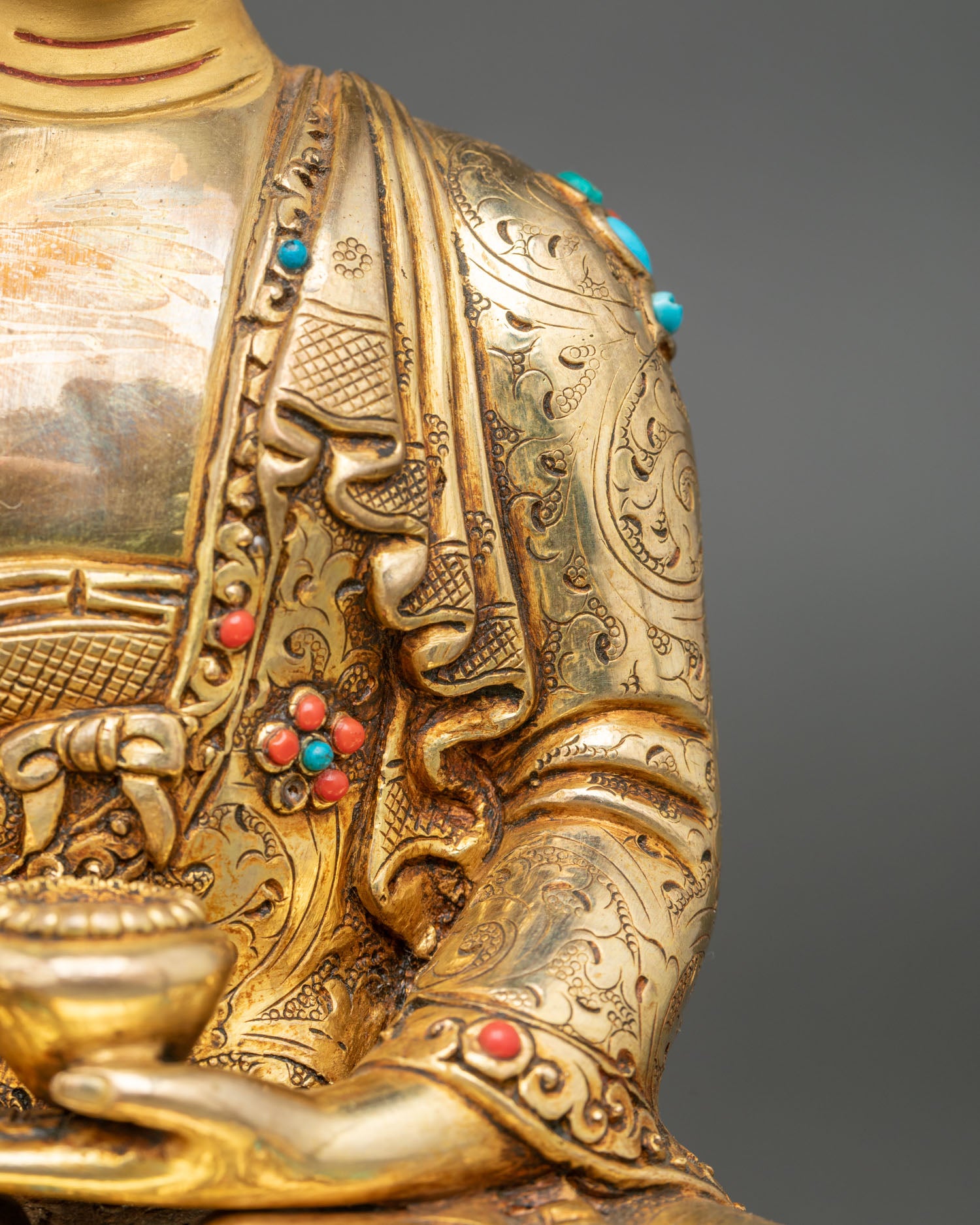 Handmade Buddha Shakyamuni | Buddhist Meditation Sculpture
