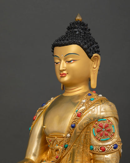 Shakyamuni Buddha Meditation Statue - Sacred Home Decor