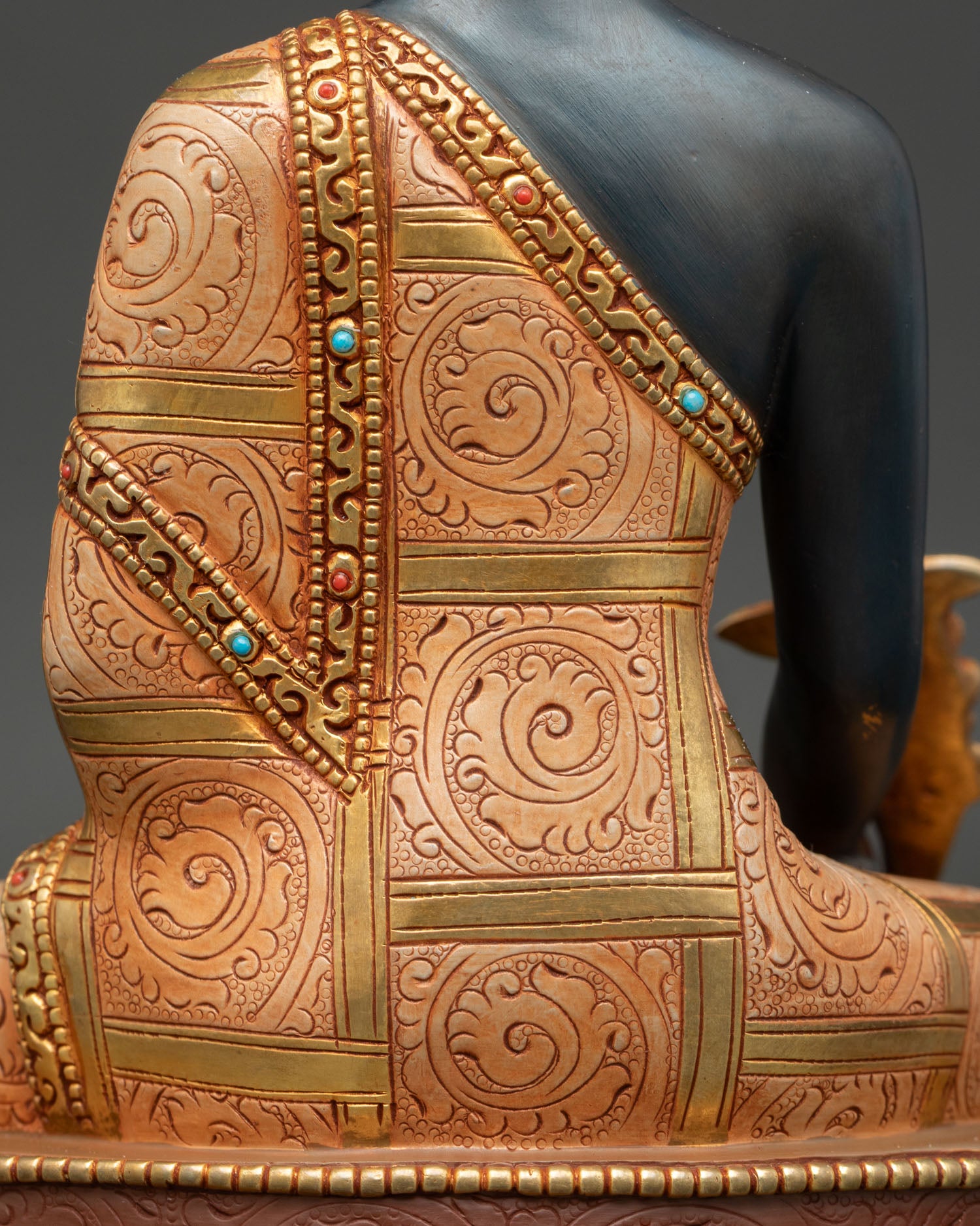 Handcrafted Medicine Buddha Statue from Patan, Nepal