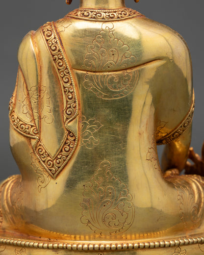 Bhaisajyaguru Medicine Buddha Statue | Tibetan Healing Deity