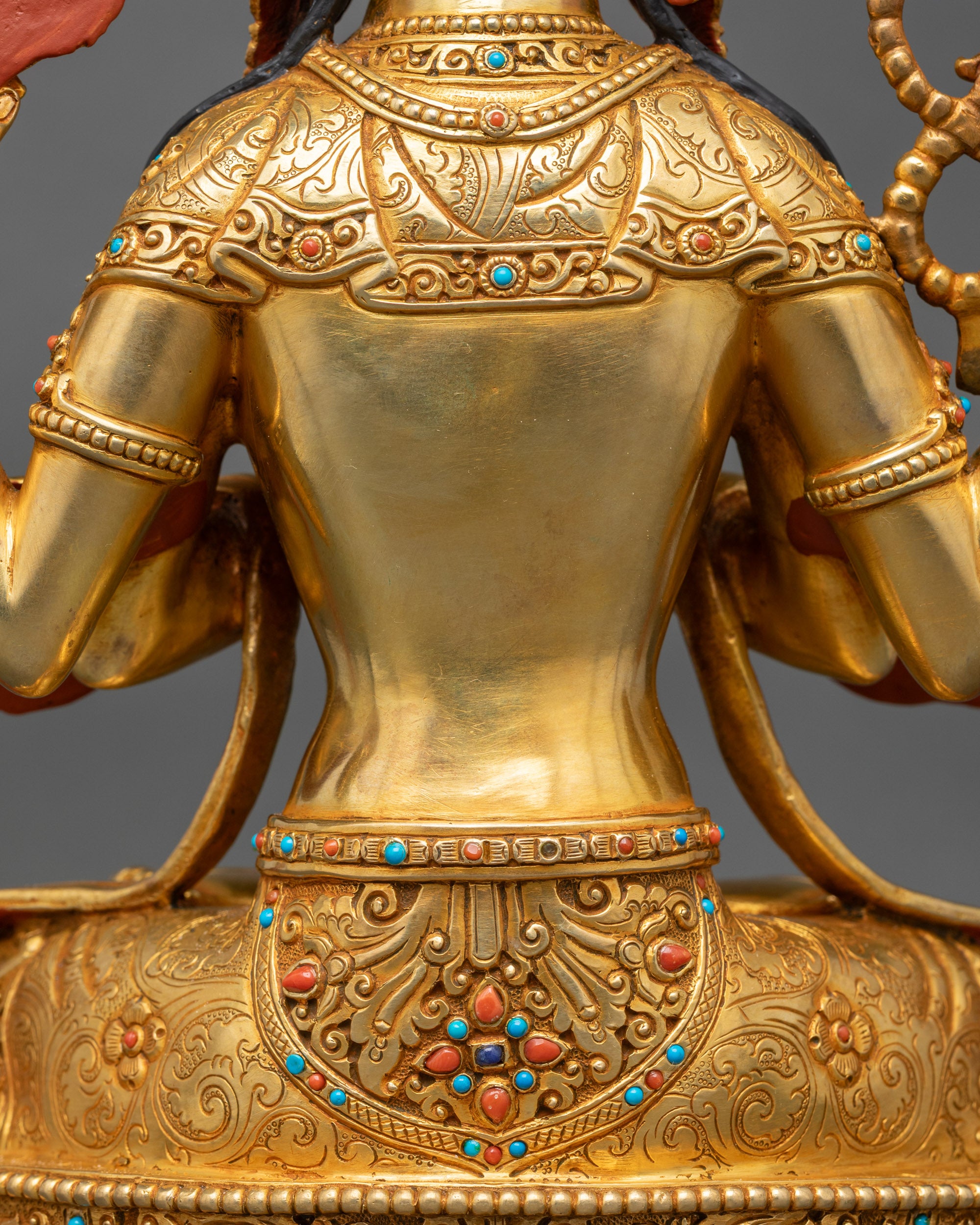 Four-Armed Avalokiteshvara Sculpture | Bodhisattva of Compassion