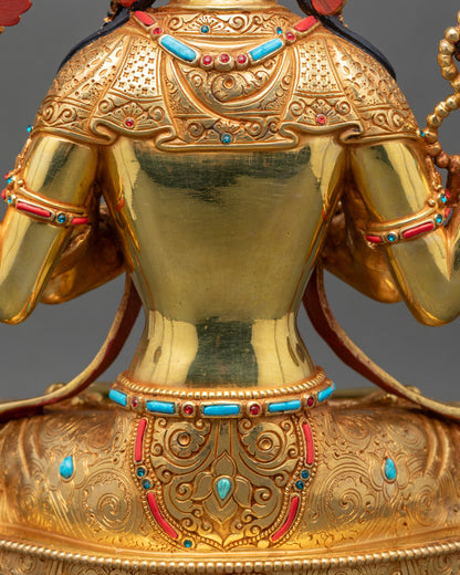 Chenrezig Sculpture for Spiritual Practice | Handcrafted Statue