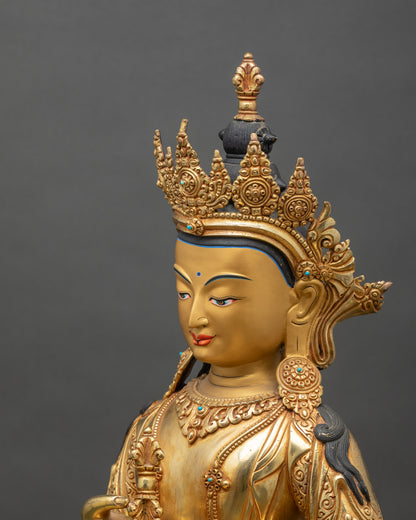 Vajrasattva Buddha Sculpture | Symbol of Spiritual Purification