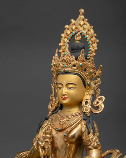 Vajrasattva Statue from Nepal  – Authentic Handmade Tibetan Art