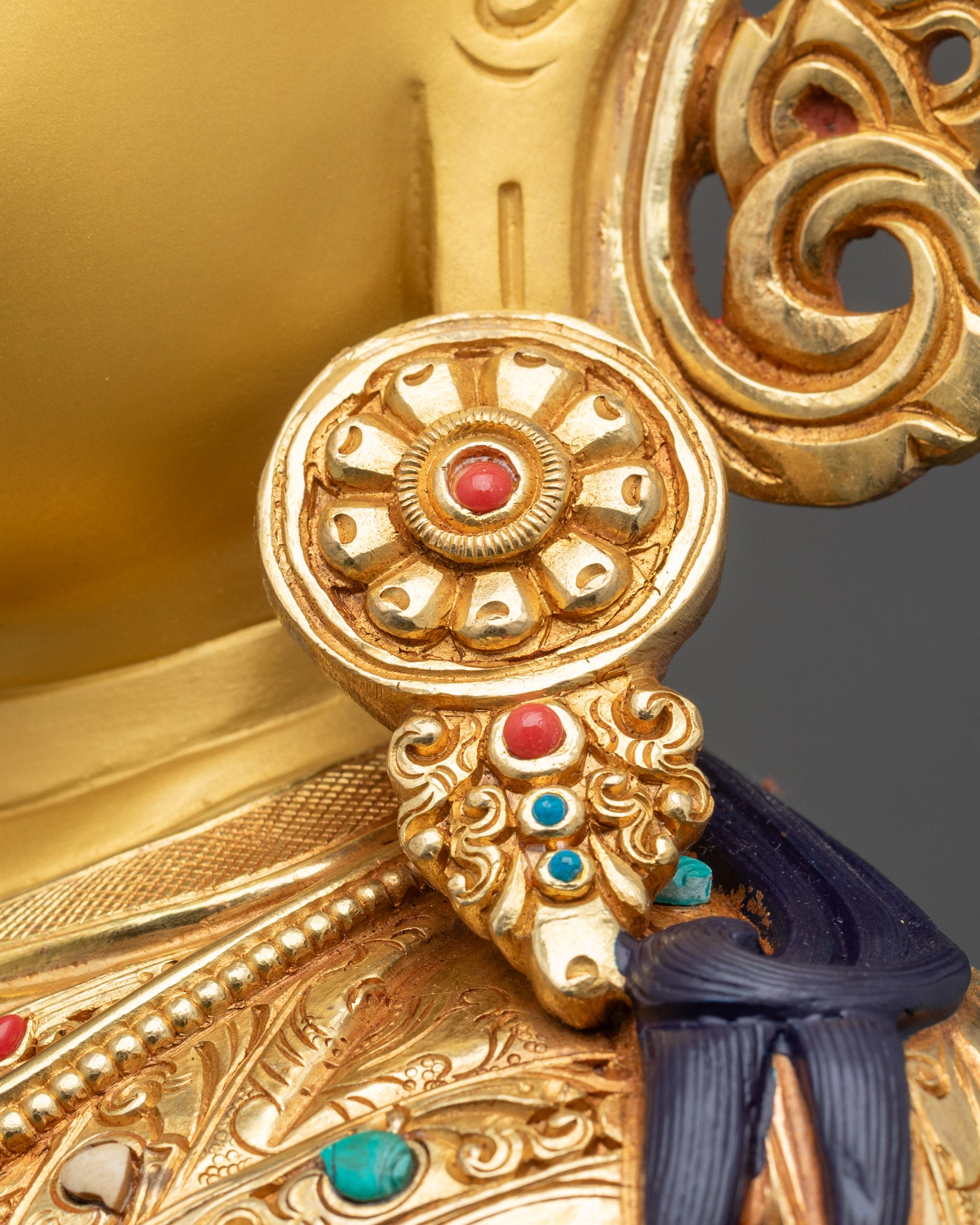 Guru Rinpoche Figurine | Tibetan Buddhist Statue for Enlightenment