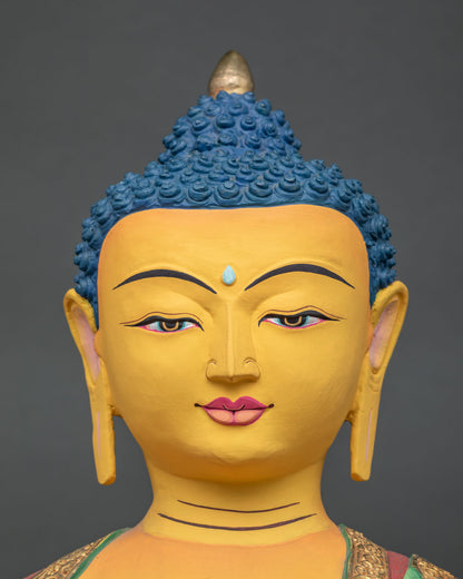Tibetan Shakyamuni Buddha Statue | Meditating Buddha Sculpture