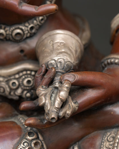 Vajrasattva Statue | Nepalese Spiritual Sculpture for Home Altar