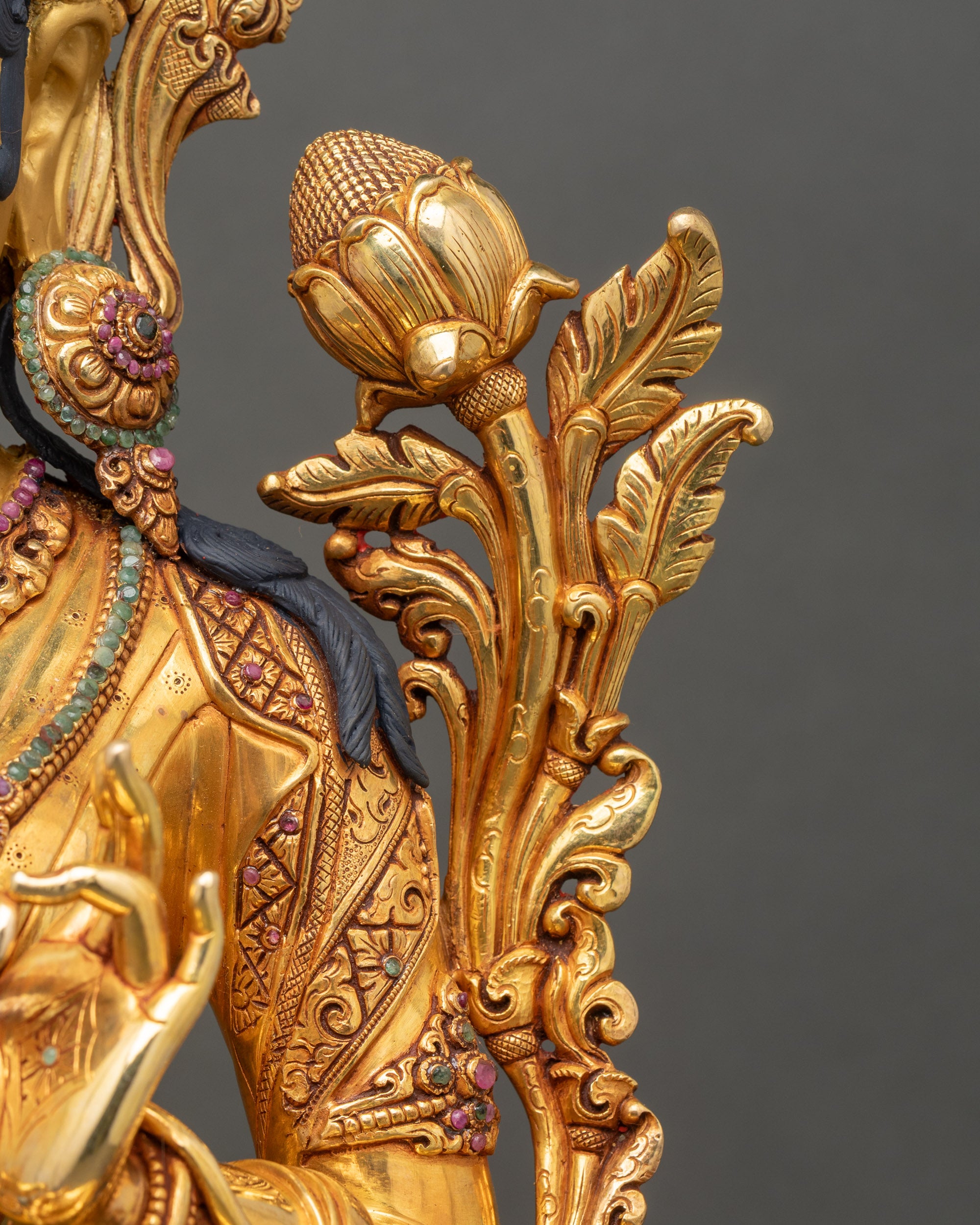 Bodhisattva Set Statue | Handcrafted Tibetan Sculpture Collection
