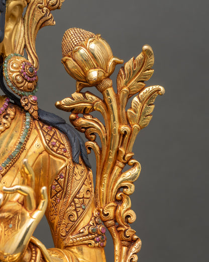 Bodhisattva Set Statue | Handcrafted Tibetan Sculpture Collection