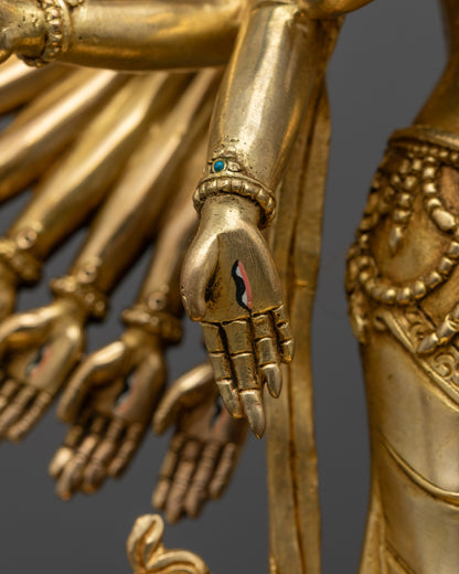 1000-Armed Chenrezig Statue | Vajrayana Bodhisattva of Compassion