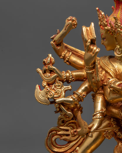 Chakrasamvara Statue | Traditional Buddhist Tantric Deity Sculpture