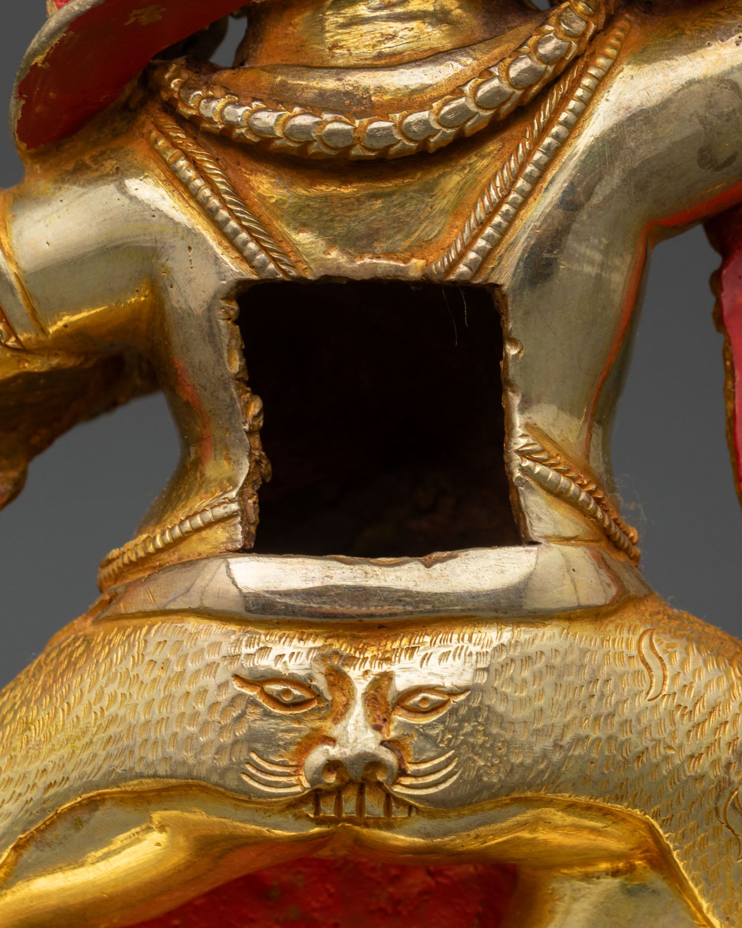 Vajrapani Statue | 24K Gold Gilded Copper Artwork