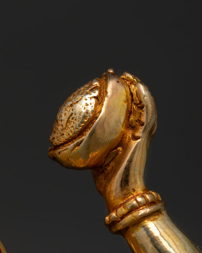 Vajrayogini Statue | 24K Gold Fire-Gilded Himalayan Artwork