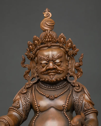 Dzambhala Statue from Nepal | Authentic Buddhist Artwork