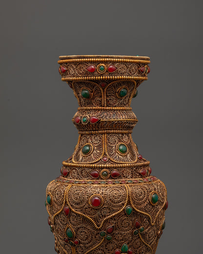 Shop Ceremonial Flower Vase | Authentic Nepalese Craft