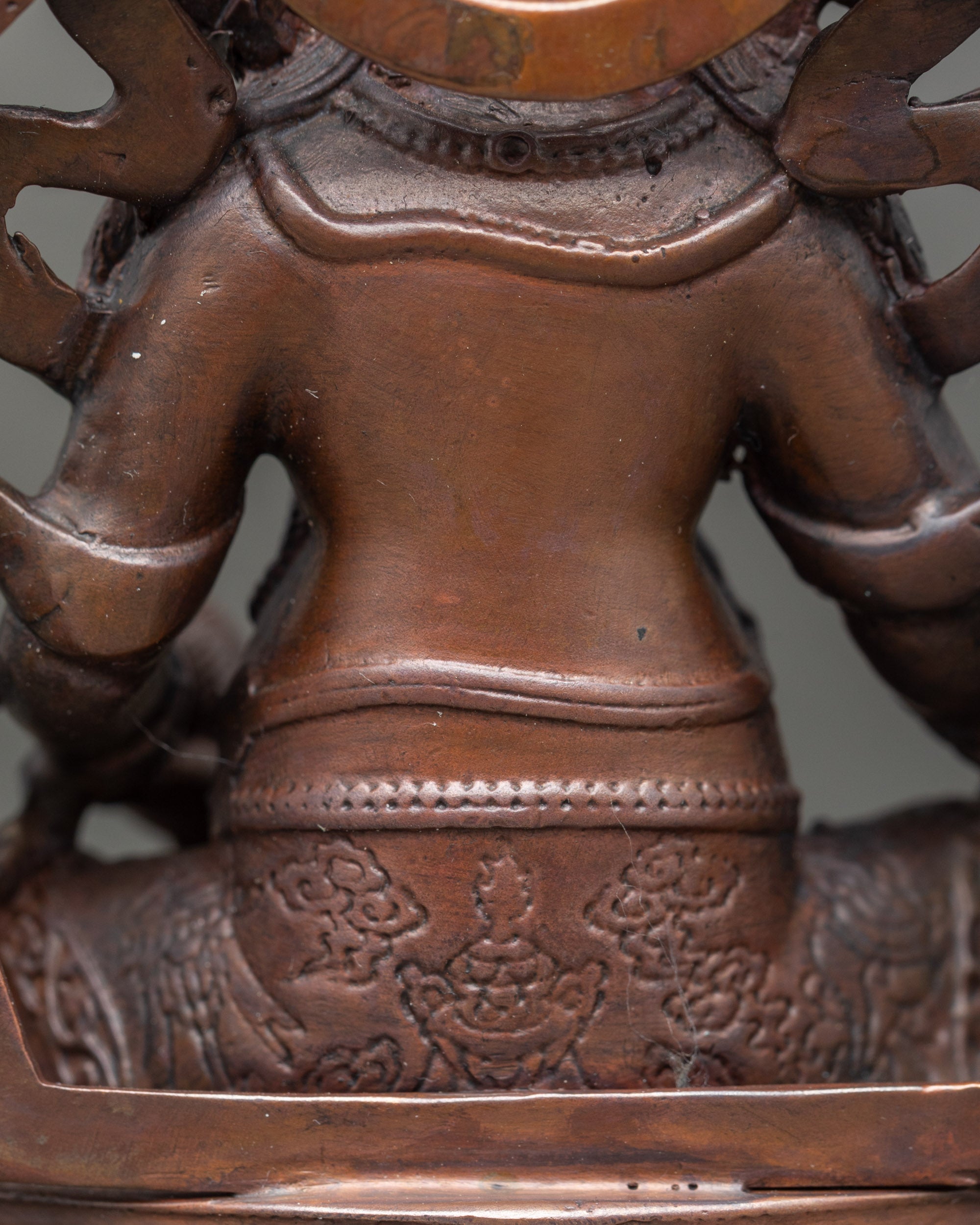 Oxidized Dzambhala Sculpture | Buddhist God of Wealth