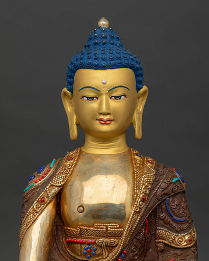 Shakyamuni Buddha Statue from Nepal | Buddhist Meditation Idol