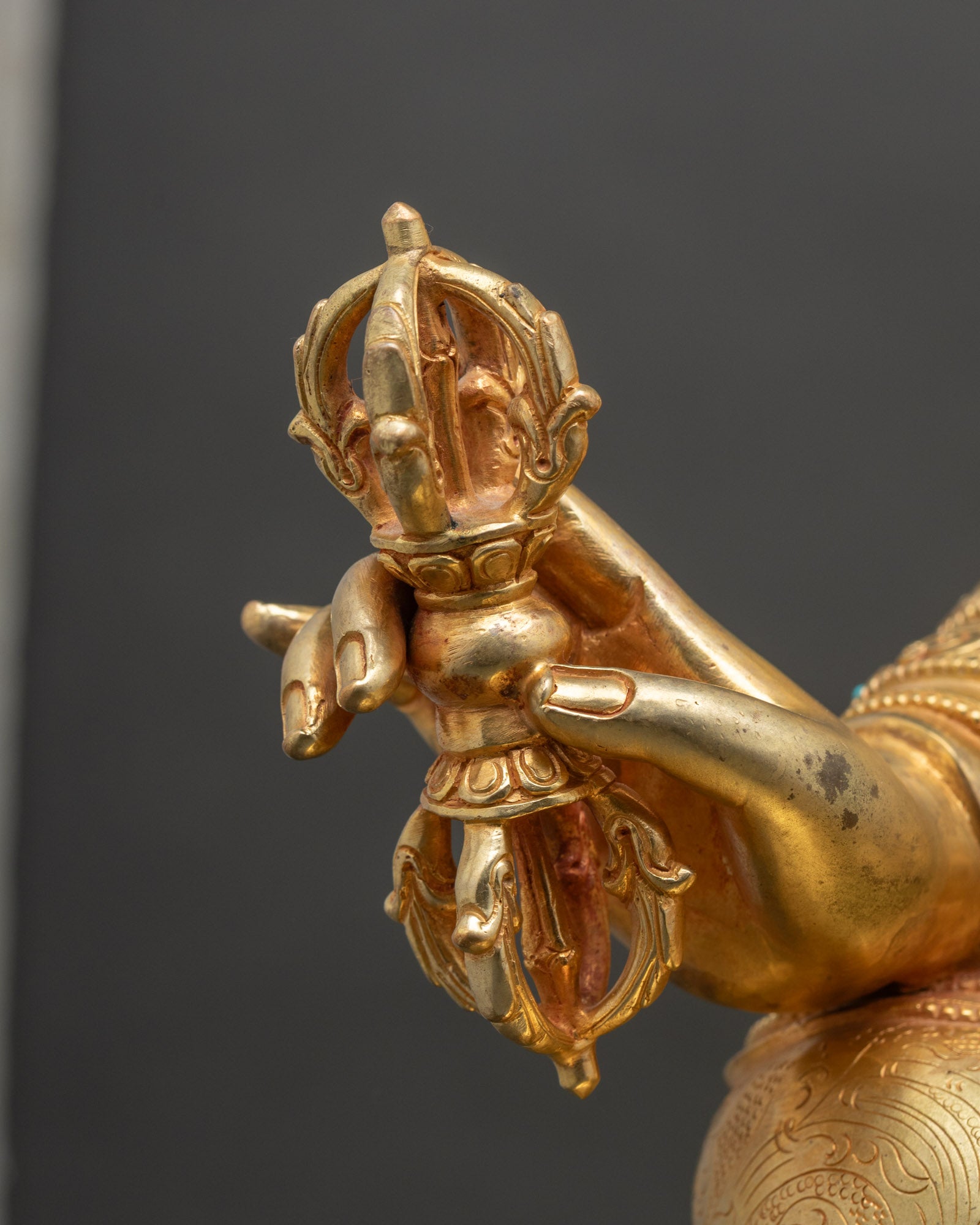 Tibetan Guru Rinpoche Statue | Large Size Buddhist Sculpture