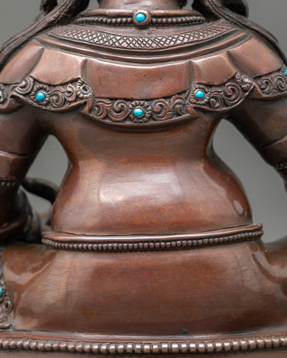 Dzambhala Statue for Wealth Blessings | Himalayan Buddhist Art