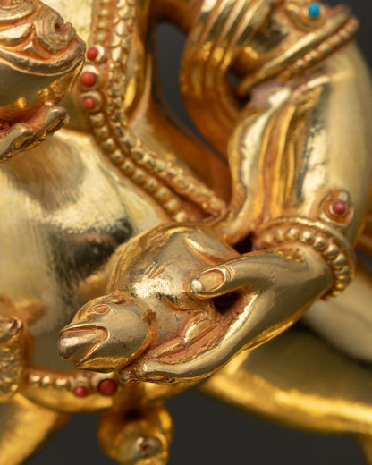 Black Dzambhala | Traditional Himalayan Wealth Deity