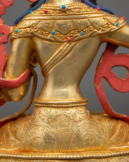 Nepalese Deity Manjushri Statue- Bodhisattva of Wisdom