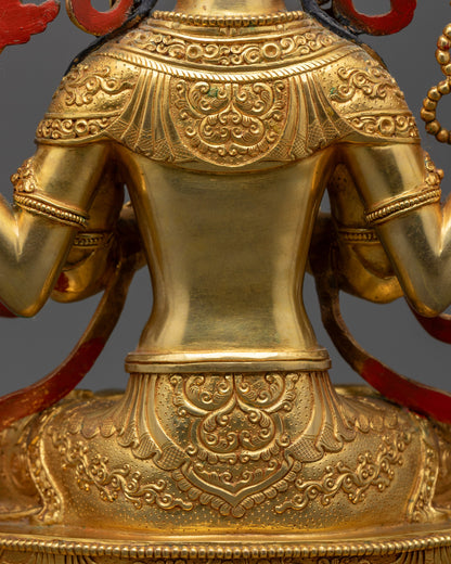 Shop Exquisite Chenrezig Statue | Handmade Nepalese Avalokiteshvara