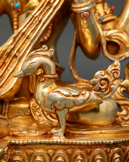 Goddess Saraswati Statue | Handcrafted Himalayan Art for Knowledge