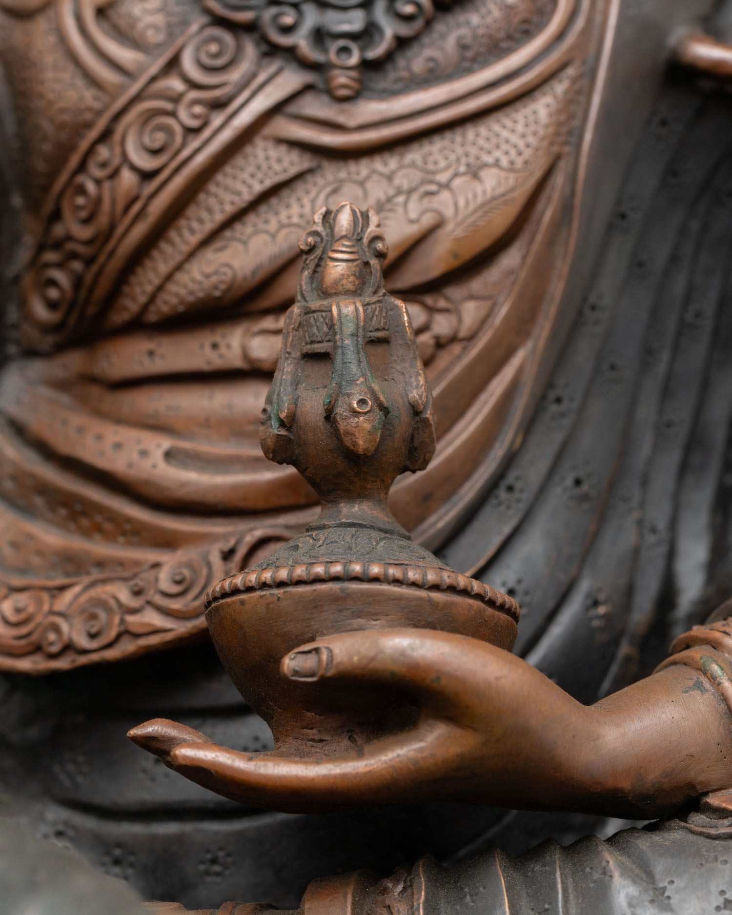 Guru Rinpoche Statue | Lotus Born Guru Spiritual Artwork