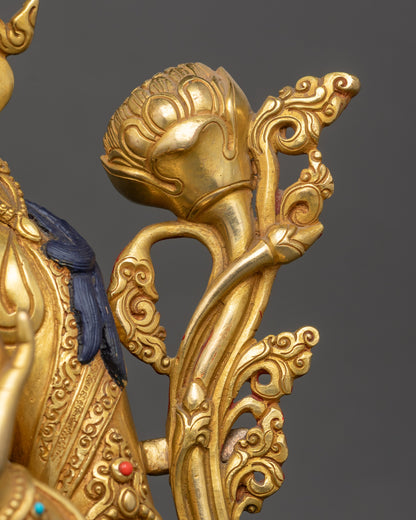 Mother Green Tara Sculpture – Goddess of Enlightened Activity