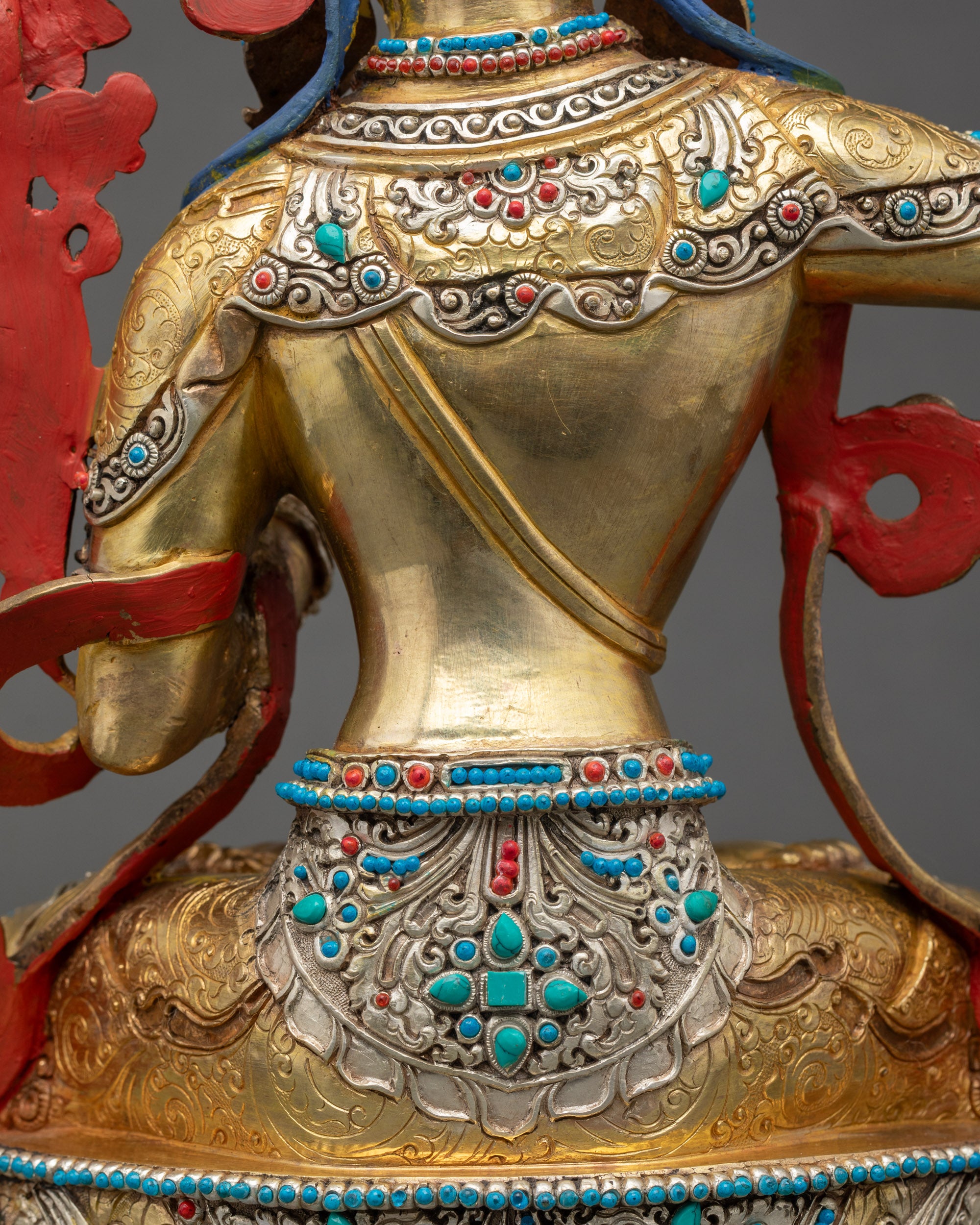 Wisdom Manjushri Statue | Traditional Lost-Wax Nepalese Sculpture