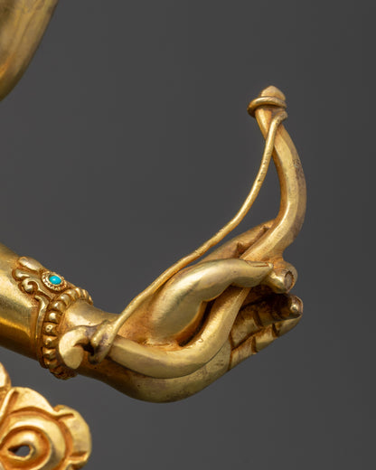 Premium Namgyalma Sculpture | Handcrafted Tibetan Deity for Wellness