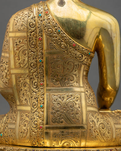 Shakyamuni Buddha Statue | Peaceful Altar Sculpture from Nepal