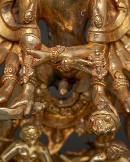 Kalachakra Statue | Tibetan Deity of Time and Cosmic Cycles