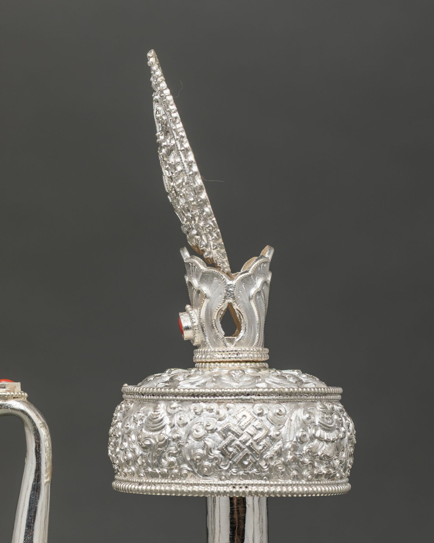 Silver Bhumba Set | Ceremonial Water Offering Vessel