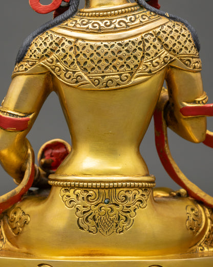 Handcrafted Vajrasattva Statue for Meditation & Spiritual Practice