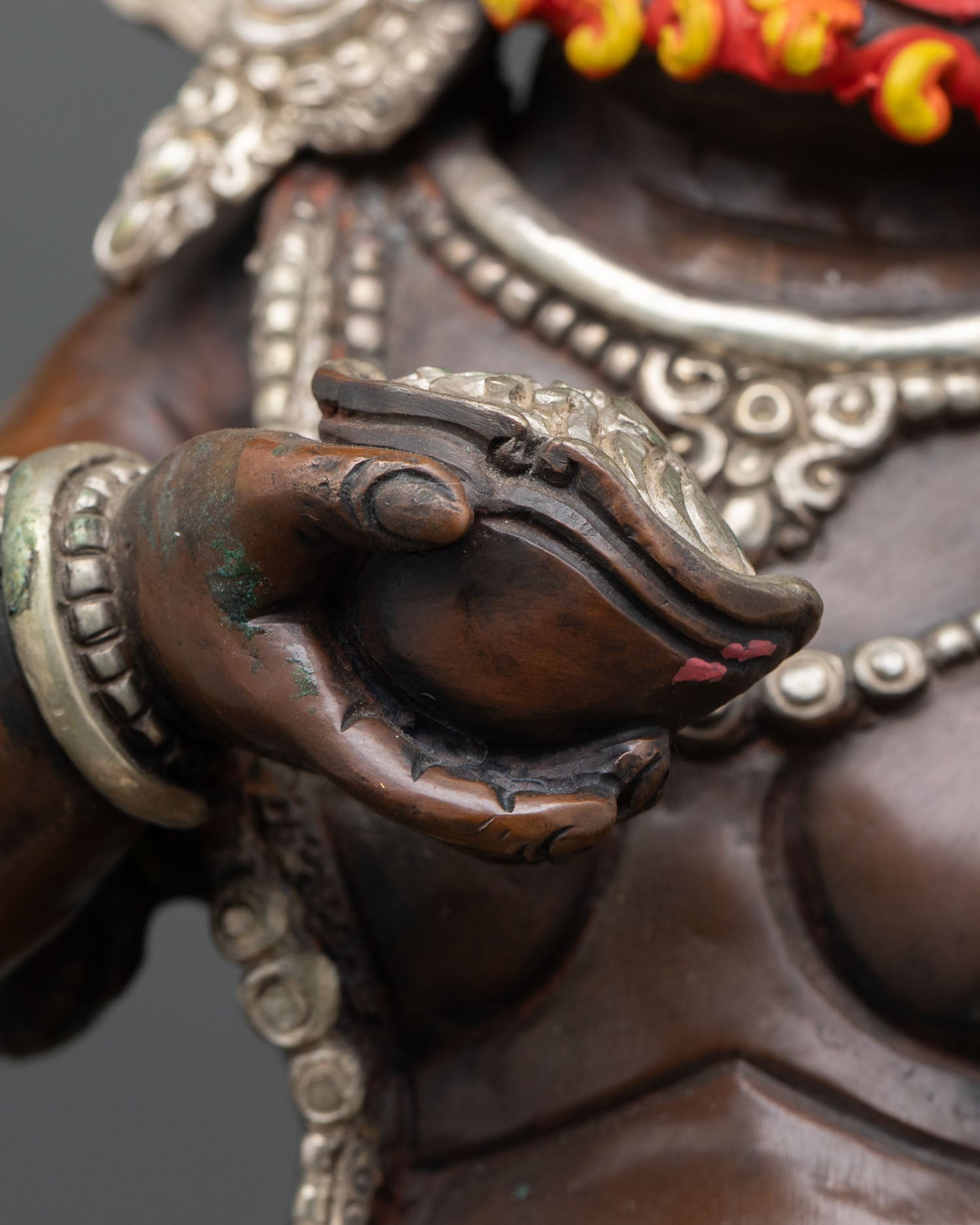 Fine Black Dzambhala Statue | Handmade Buddhist Treasure