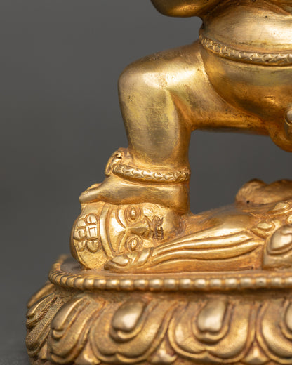 Black Dzambhala Statue