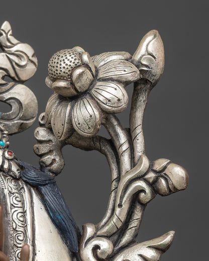 Elegant Green Tara Statue – Nepalese Spiritual Artwork