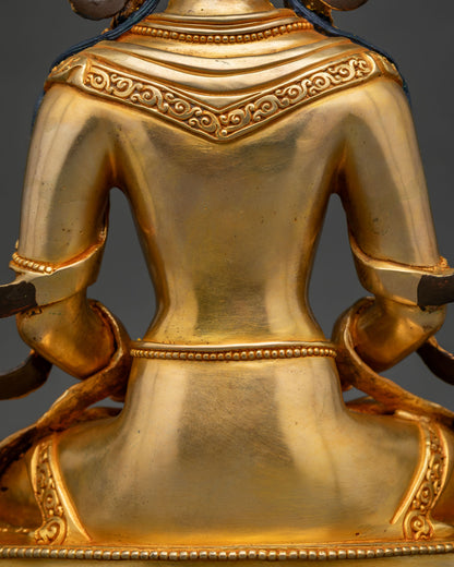 Exclusive Amitayus Buddha Statue | Eternal Nepalese Artistry