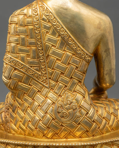 Fire-Gilded Statue of Buddha | Handcrafted in Nepal