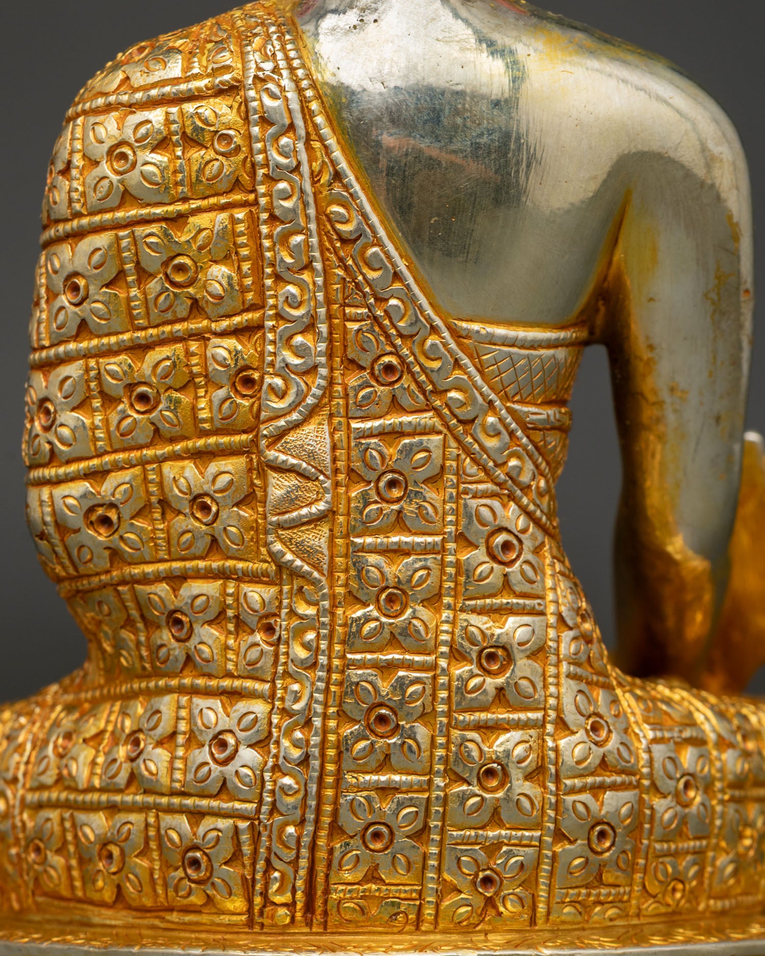 Three Buddha Statue Collection | 24K Gold Fire-Gilded Artwork