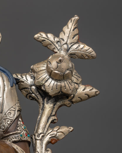 Tibetan White Tara (Sapta Lochani) Statue – Meditation & Altar