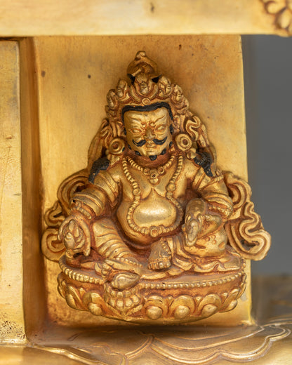 Green Tara Statue - Sacred Himalayan Goddess of Swift Protection