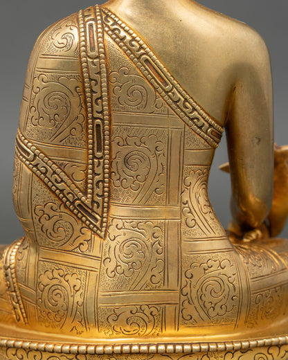 Tibetan Medicine Buddha Statue | Handcrafted Buddhist Figurine