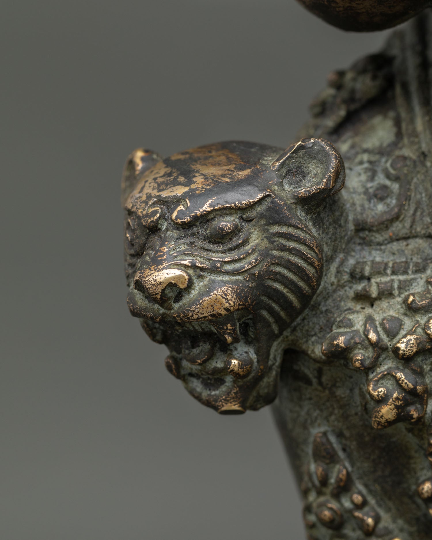 Sakya Mahakala Statue | Antique Finished Copper Buddhist Sculpture