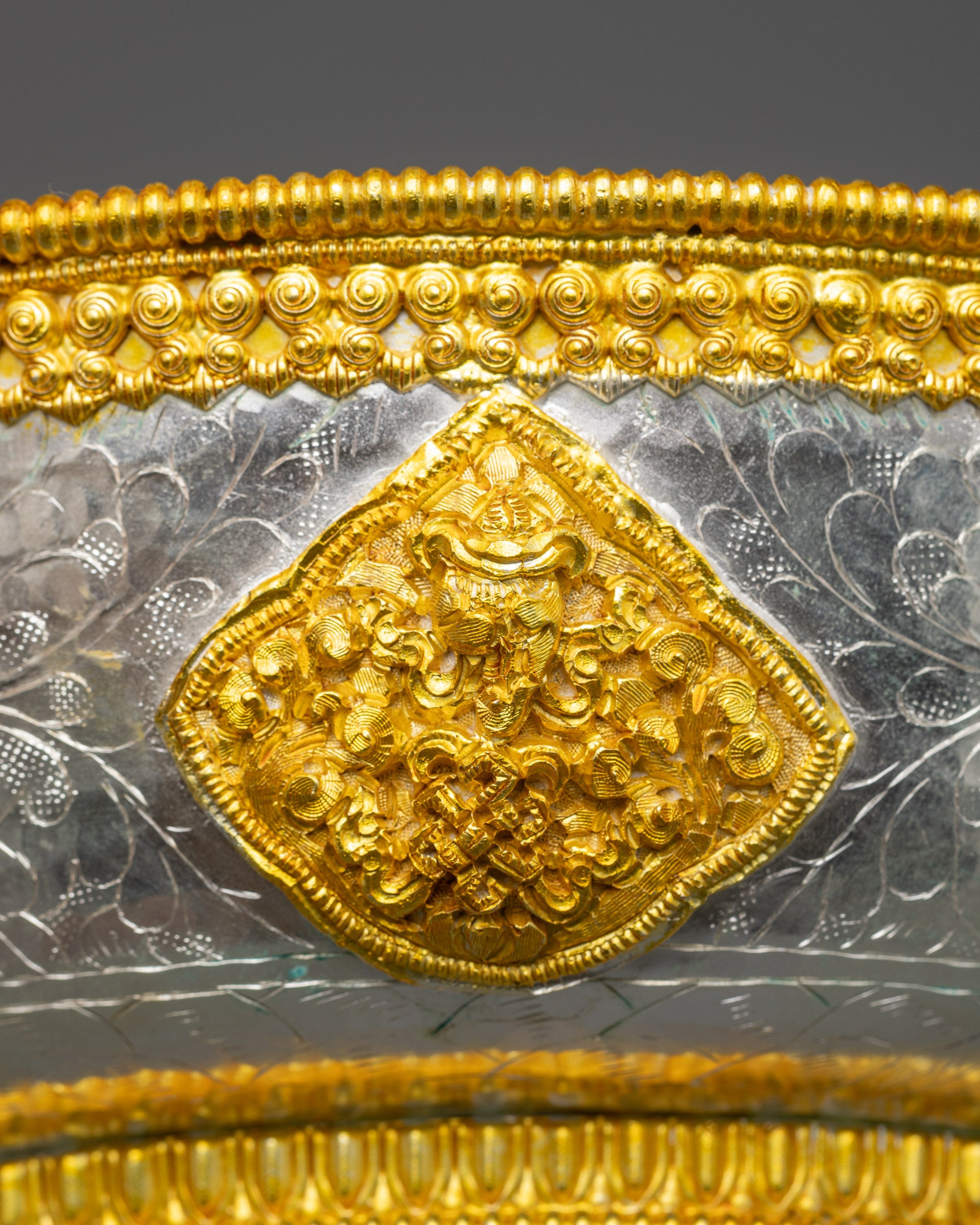 Tibetan Torjang Plate Set | Traditional Himalayan Offering Vessels