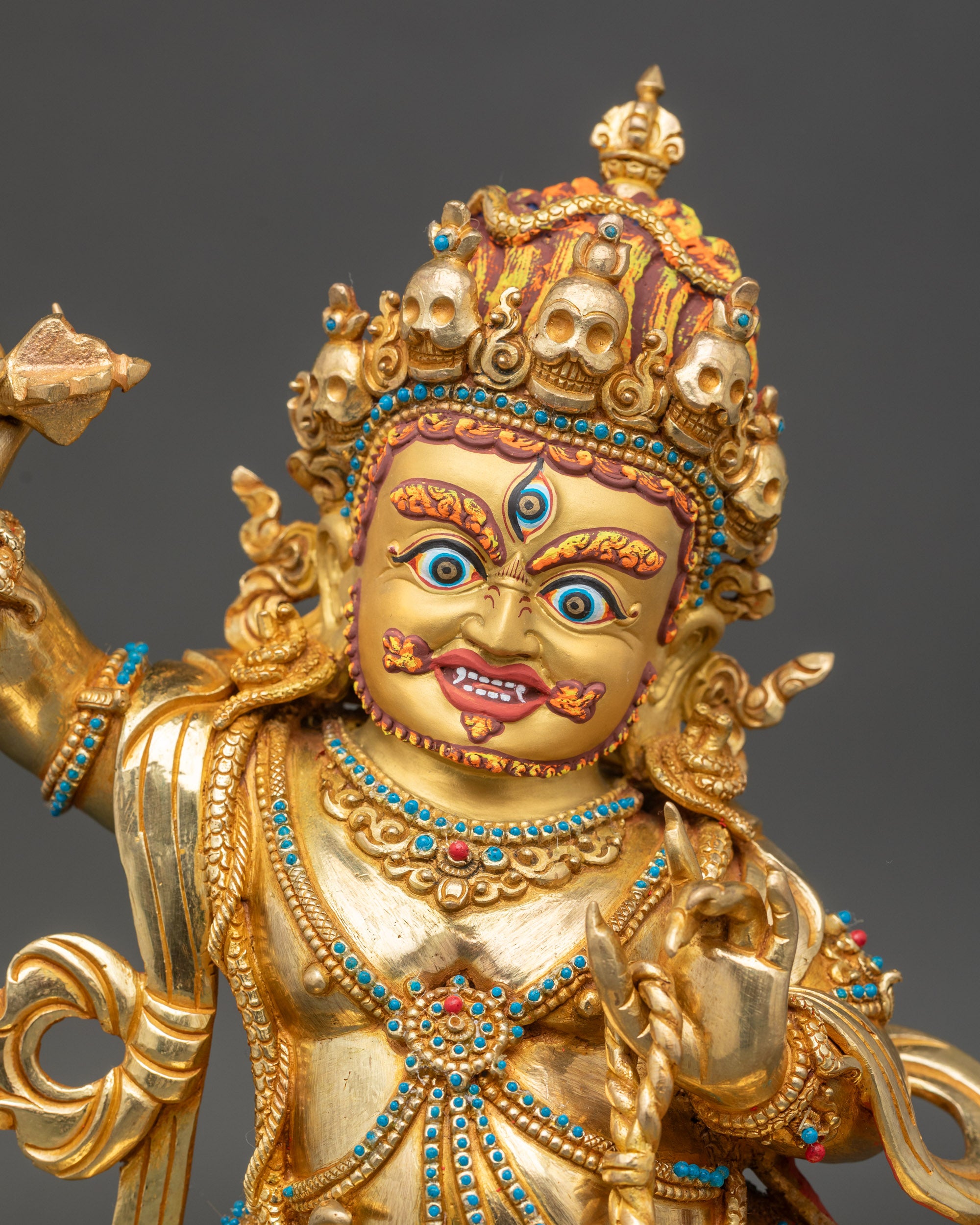 Vajrapani Statue | Powerful Bodhisattva of Strength from Nepal