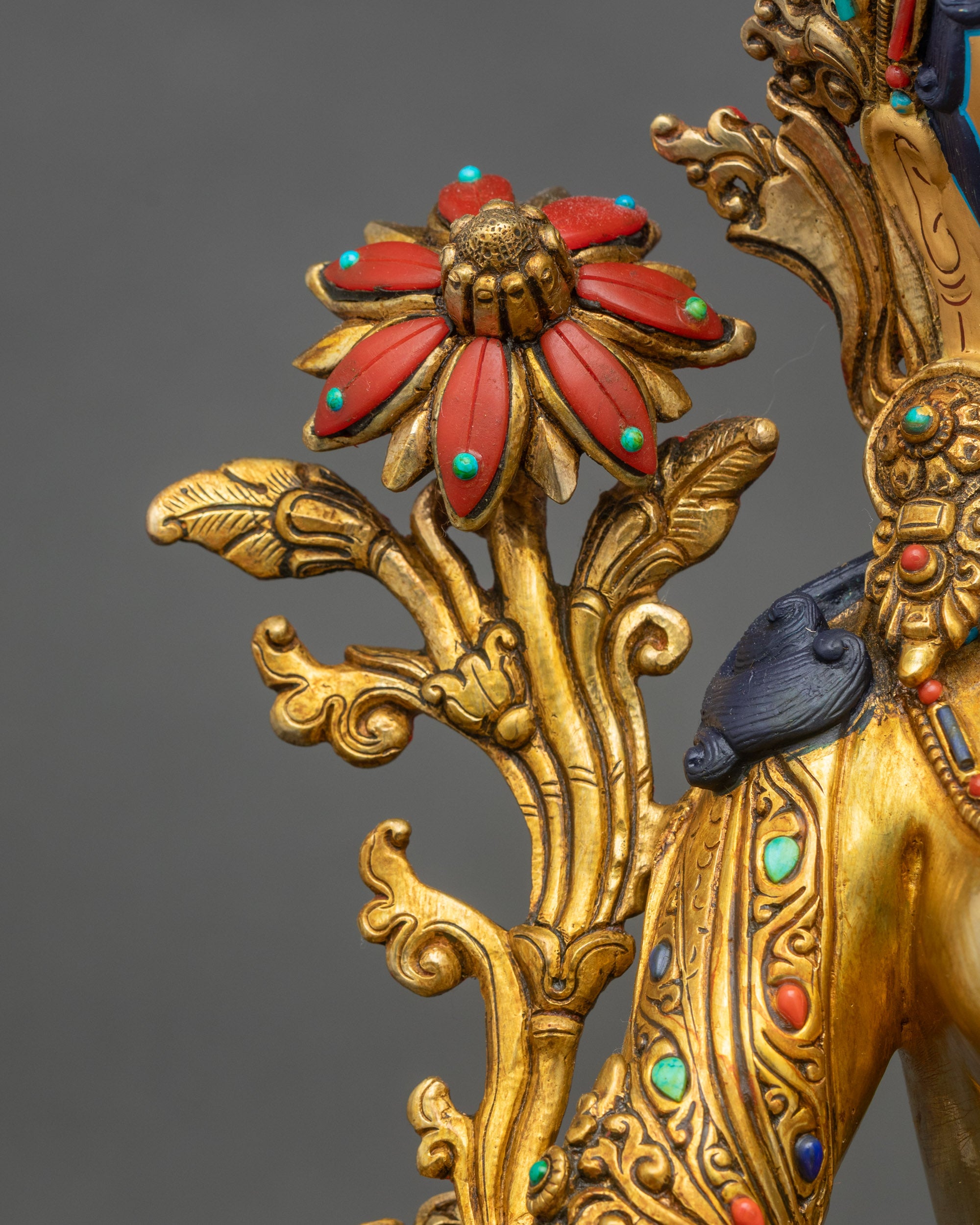 Premium Green Tara Statue | Vajrayana Buddhist Goddess for Blessings